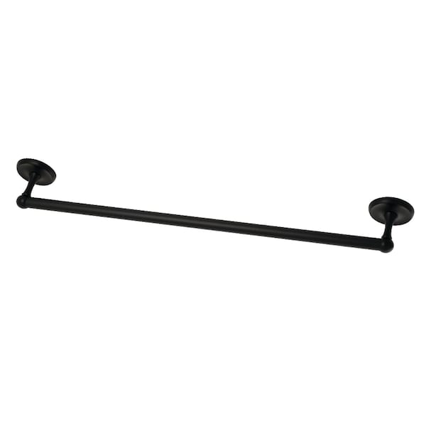 Kingston Brass BA311MB Classic 24" Towel Bar, Matte Black BA311MB - main